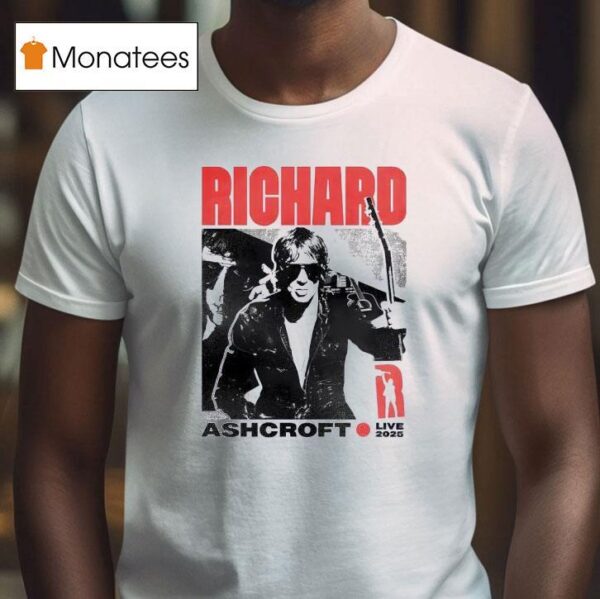 Tour Richard Ashcroft Ra Live T Shirt
