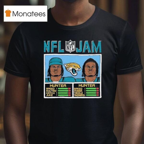 Travis Hunter Nfl Jam Jacksonville Jaguars S T Shirt
