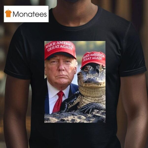 Trump X Alligator Alcatraz Make America Great Again Maga T Shirt