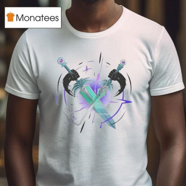 Twin Atlas Crossed Swords T Shirt