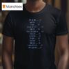 Tyler Childers Snipe Hunter Tracklis T Shirt