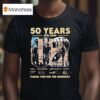 U Years Thank You For The Memories Signature T Shirt