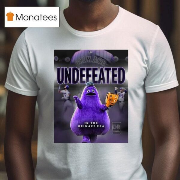 Undefeated In The Grimace Era New York Mets S T Shirt