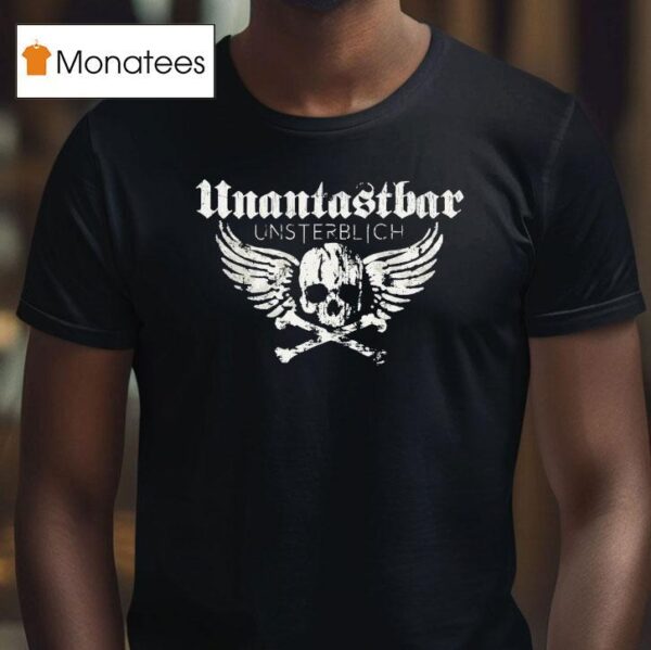 Untouchable Immortal Skull Wings T Shirt