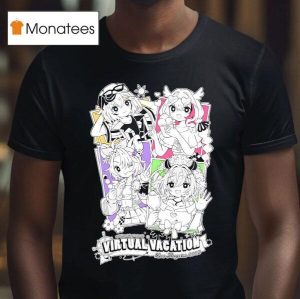 Virtual Vacation Los Angeles Anime T Shirt