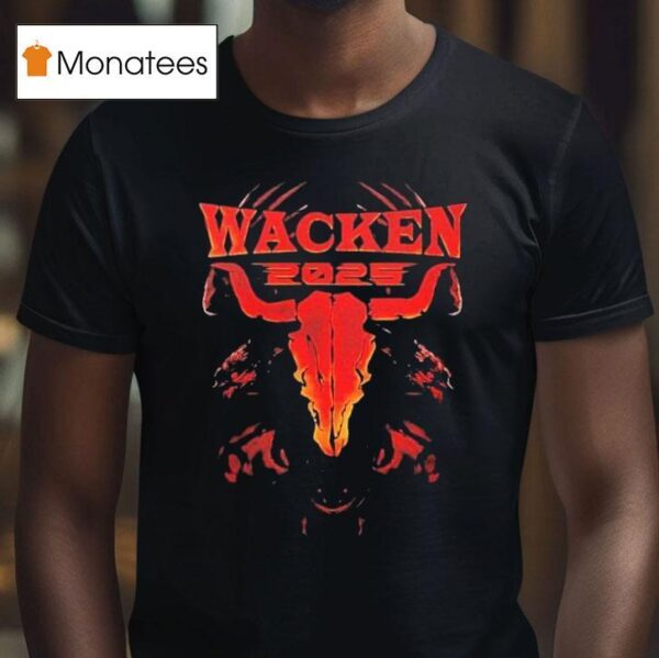Wacken Open Air X Raven Bullhead Festival On July August T Shirt