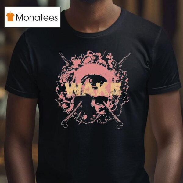 Wake Death Skull T Shirt