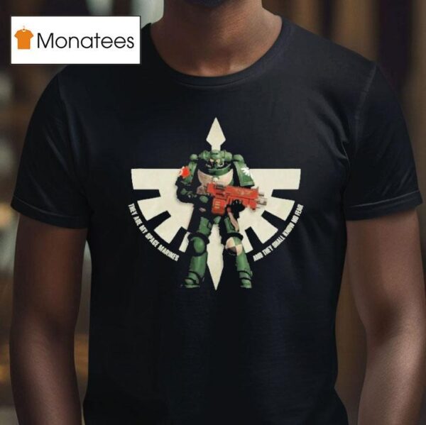 Warhammer Dark Angels Intercessor They Are My Space Marines And They Shall Know And Fear T Shirt