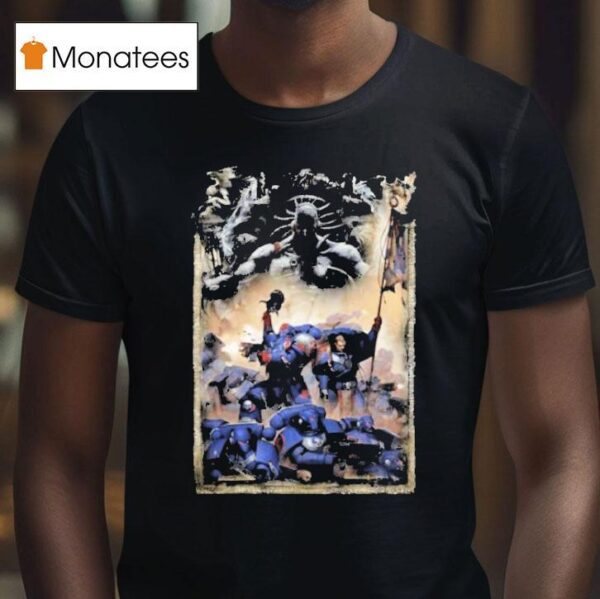 Warhammer Space Marines Crimson Fists T Shirt