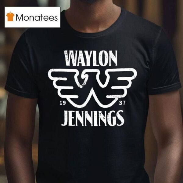 Waylon Jennings Logo T Shirt