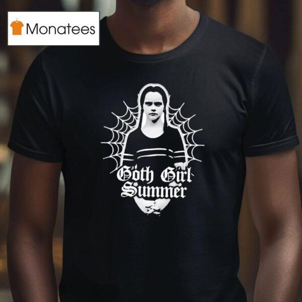 Wednesday Addams Goth Girl Summer T Shirt
