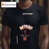 Welcome To The Wnba Detroit Logo T Shirt