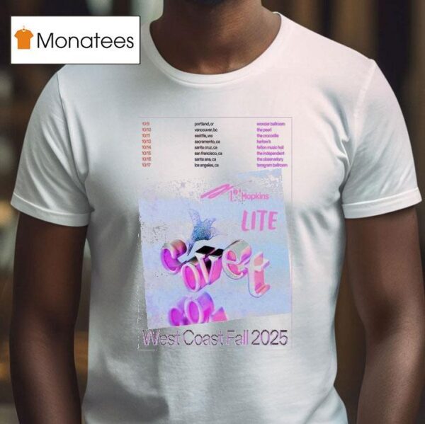 West Coast Fall Tour Dates October T Shirt