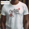 Willie Nelson Willie And Family Roses T Shirt
