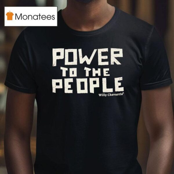 Willy Chavarria Power To The People T Shirt