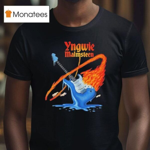 Yngwie Malmsn Dominion Rosso T Shirt
