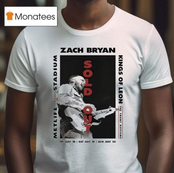 Zach Bryan Kings Of Leon Metlife Stadium The Front Bottoms East Rutherford July T Shirt