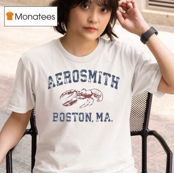 Aerosmith Boston Ma Lobster T Shirt