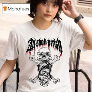 All Shall Perish Skull Coffin T Shirt
