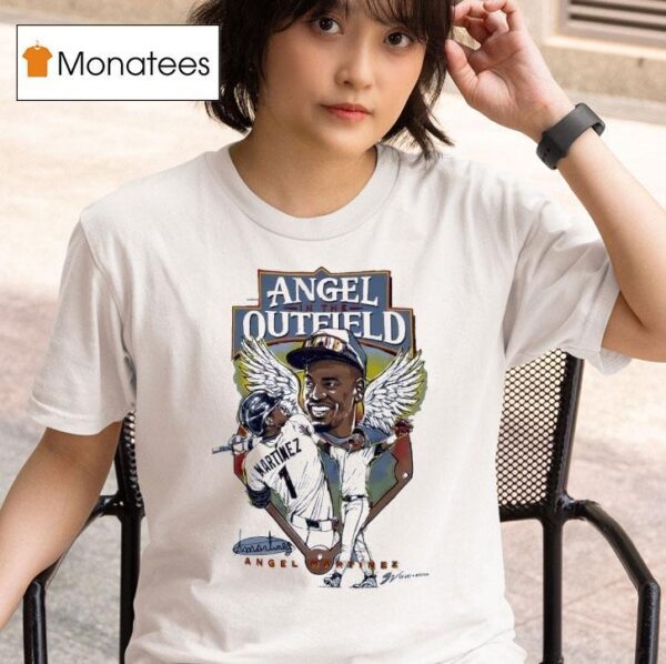 Angel Martinez In The Outfield Cleveland Guardians T Shirt