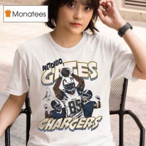 Antonio Gates Los Angeles Chargers Football Cartoon T Shirt