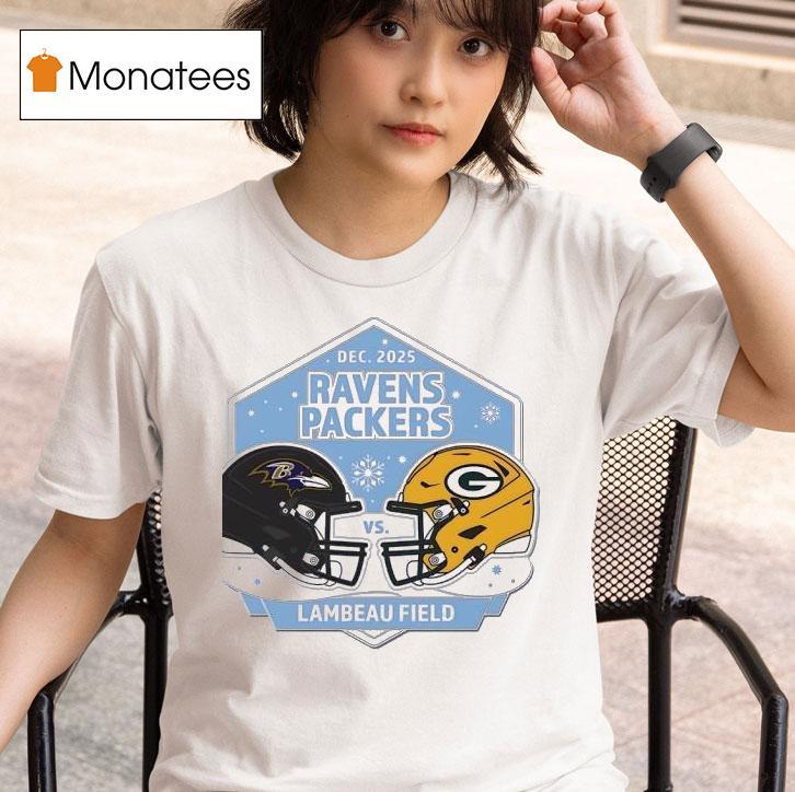 Baltimore Ravens Vs Green Bay Packers Lambeau Field T Shirt