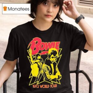 David Bowie World Tour Vintage T Shirs T Shirt