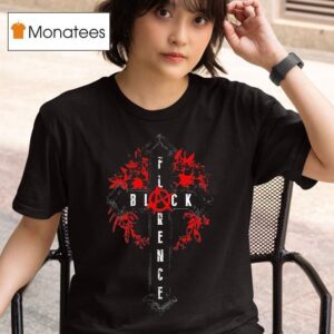 Florence Black Cross T Shirt
