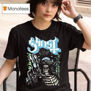 Ghost Skeletour World Tour August At Las Vegas Mgm Grand Garden Arena Cyborg T Shirt