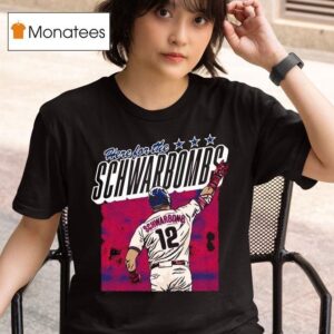 Kyle Schwarber Here For The Schwarbomb Philadelphia Phillies T Shirt