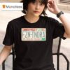 Lambeau Field License Plate Green Bay Wisconsin Vintage T Shirt
