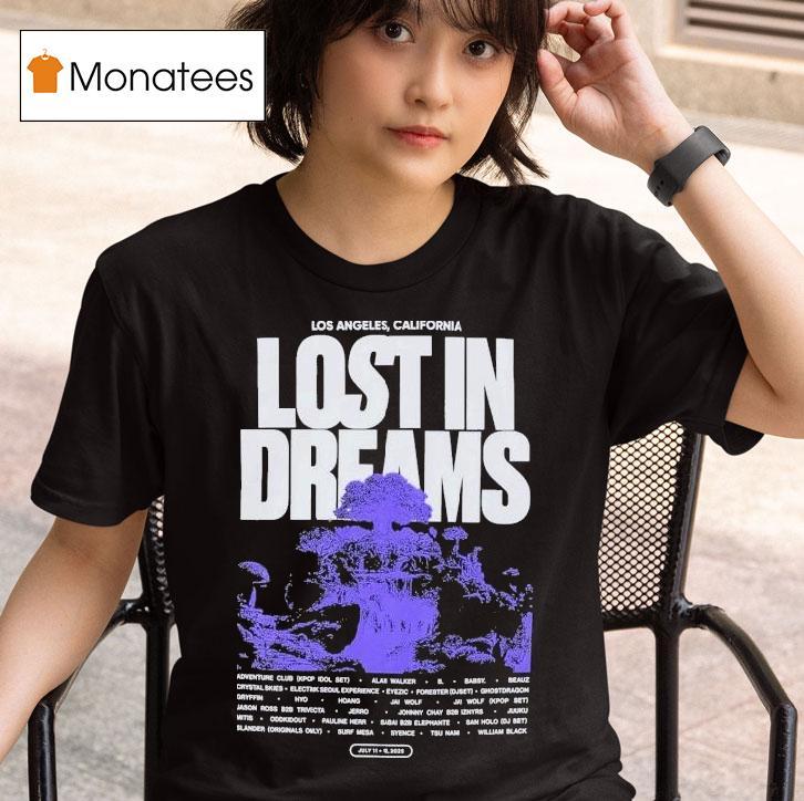 Lost In Dreams Utopia Los Angeles California T Shirt