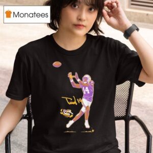 Lsu Tigers Football Trey Dez Green Signature T Shirt