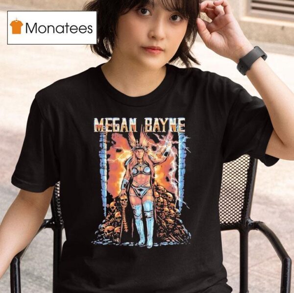 Megan Bayne Skulls Lightning T Shirt
