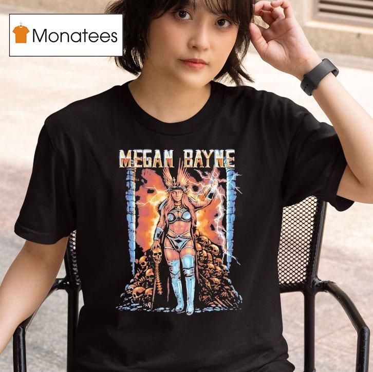 Megan Bayne Skulls Lightning T Shirt