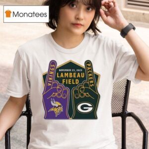Minnesota Vikings Vs Green Bay Packers Lambeau Field T Shirt
