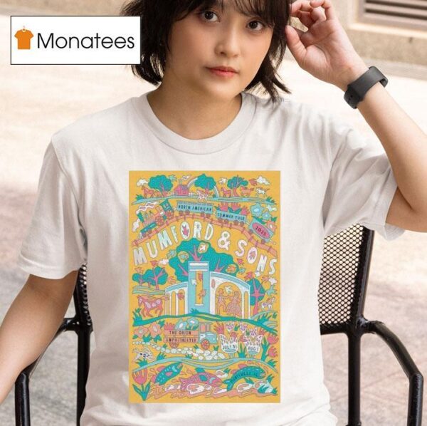 Mumford Sons North American Summer Tour T Shirt