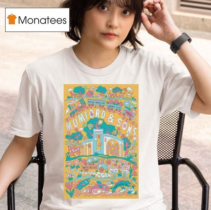 Mumford Sons North American Summer Tour T Shirt