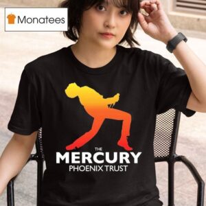 Queen The Mercury Phoenix Trust Logo Silhouette T Shirt
