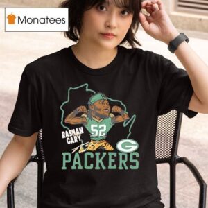 Rashan Gary Green Bay Packers Football Signature T Shirt