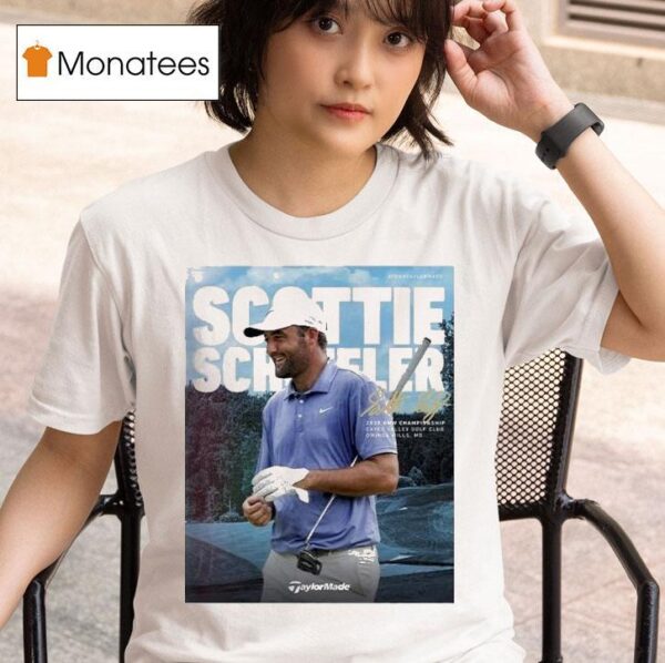 Scottie Scheffler Claimed Fifth Pga Tour Win During The Final Round Of The Bmw Championship T Shirt