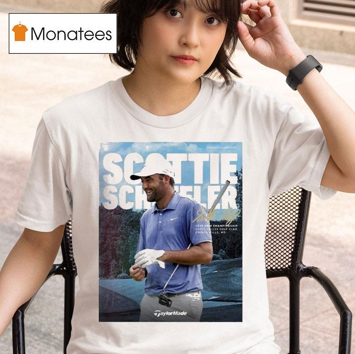 Scottie Scheffler Claimed Fifth Pga Tour Win During The Final Round Of The Bmw Championship T Shirt