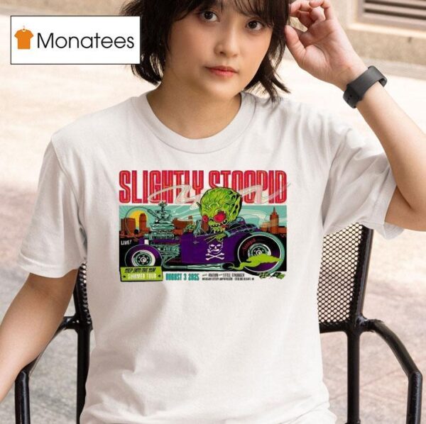 Slightly Stoopid Step In The Sun Summer Tour Ford Idaho Center Amphitheater Nampa Id July T Shirt