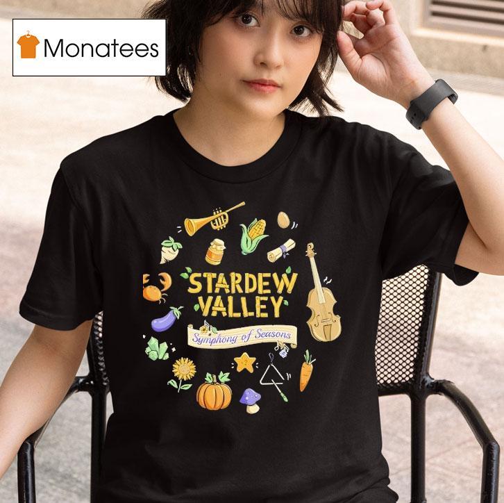  Stardew Valley Concert Symphony Of Seasons  Tour T Shirt