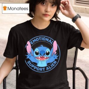 Stitch Emotional Support Alien T Shirt