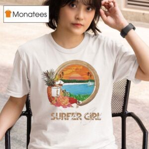 Surfer Girl Sunse T Shirt
