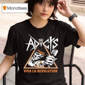 The Adicts Viva La Revolution Skull T Shirt