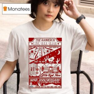 The Rainieros With Cory Cross Little Red Hen Seattle Music Aug Tour T Shirt
