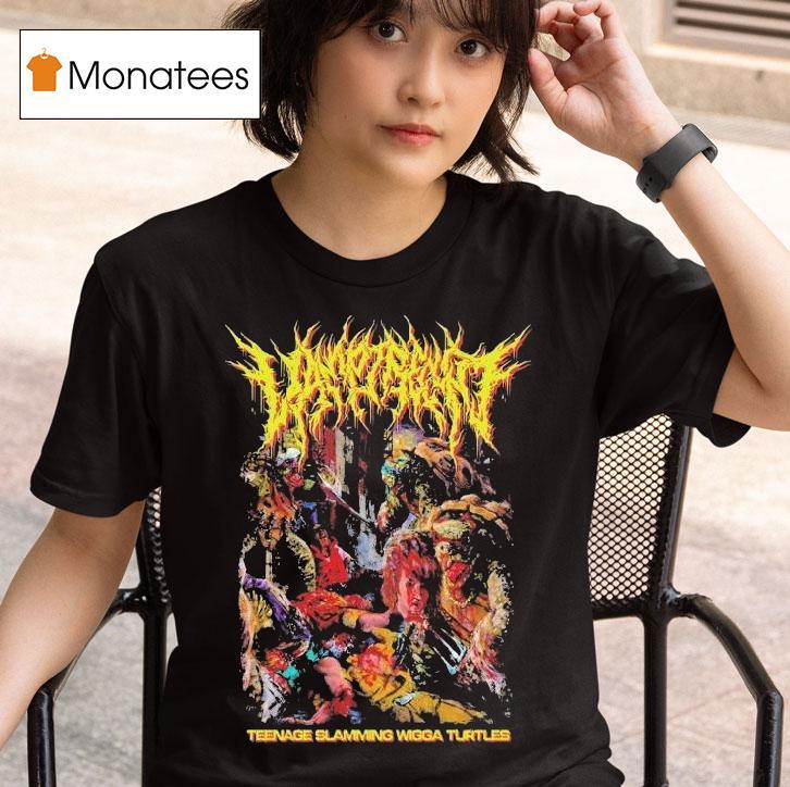 Vampirecunt Nage Slamming Wigga Turtles T Shirt