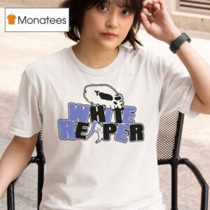 White Reaper Skull T Shirt